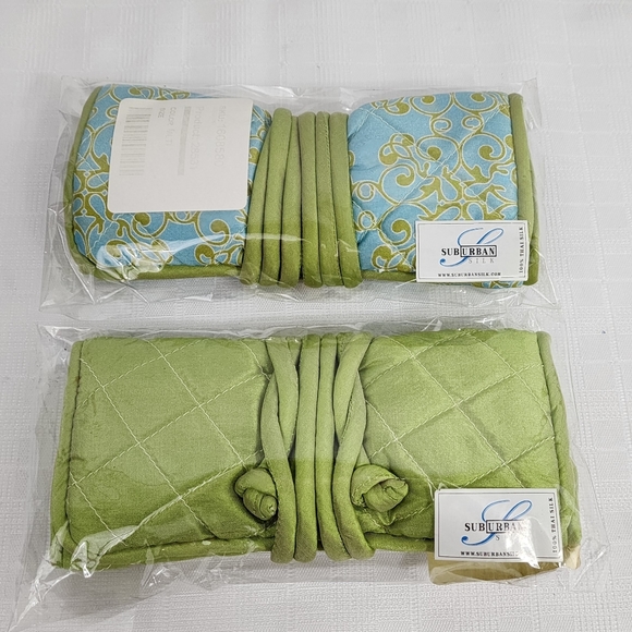 🌺 NWT (2) TWO SUBURBAN SILK JEWLERY ROLLS - 100% THAI SILK 🌺 - Picture 1 of 3